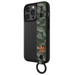 Carcasa Adidas Oiginals Hand Strap compatibila cu iPhone 13 Pro / 13, Negru / Verde 2 - lerato.ro