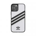 Carcasa Adidas Originals Moulded Case PU compatibila cu iPhone 12 Pro Max, Alb 2 - lerato.ro