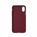 Carcasa Adidas Originals Moulded Case Suede compatibila cu iPhone X / XS, Burgundy 6 - lerato.ro