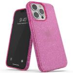 Carcasa Adidas Originals Protective Glitter compatibila cu iPhone 13 Pro / 13, Roz 3 - lerato.ro