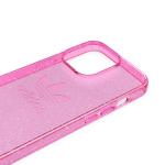Carcasa Adidas Originals Protective Glitter compatibila cu iPhone 13 Pro / 13, Roz 6 - lerato.ro