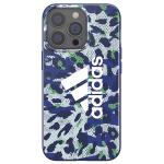 Carcasa Adidas Originals Snap Case Leopard compatibila cu iPhone 13 Pro / 13, Albastru 2 - lerato.ro