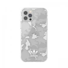 Carcasa Adidas SnapCase Camo compatibila cu iPhone 12 / 12 Pro, Alb