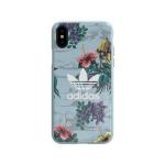 Carcasa Adidas Originals SnapCase Floral compatibila cu iPhone X / XS, Gri 2 - lerato.ro