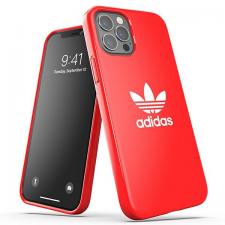 Carcasa Adidas Originals Snap Case Trefoil compatibila cu iPhone 12 Pro / 12, Rosu