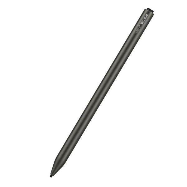 Creion Stylus Pen Adonit Neo Duo pentru desen si scriere de mana, compatibil cu dispozitive Apple, Palm Rejection, USB-C, Negru