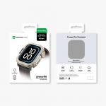 Carcasa AmazingThing Titan Pro compatibila cu Apple Watch 11 46mm, Titanium 8 - lerato.ro