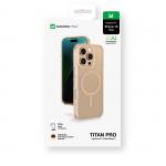 Husa Titan Pro Mag AmazingThing cu Magnetic Ring compatibila cu iPhone 16 Pro Rose Gold 6 - lerato.ro
