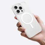 Husa Minimal Mag AmazingThing cu Magnetic Ring compatibila cu iPhone 16 Pro Transparent 6 - lerato.ro