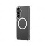 Husa Minimal Mag AmazingThing cu Magnetic Ring compatibila cu Samsung Galaxy S25 Plus Transparent 3 - lerato.ro
