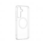 Husa Minimal Mag AmazingThing cu Magnetic Ring compatibila cu Samsung Galaxy S25 Plus Transparent 4 - lerato.ro