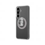 Husa Minimal Air AmazingThing cu Magnetic Ring Holder compatibila cu Samsung Galaxy S25 Transparent 5 - lerato.ro