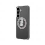 Husa Minimal Air AmazingThing cu Magnetic Ring Holder compatibila cu Samsung Galaxy S25 Plus Transparent 5 - lerato.ro