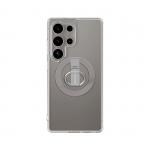 Husa Minimal Air AmazingThing cu Magnetic Ring Holder compatibila cu Samsung Galaxy S25 Ultra Transparent 4 - lerato.ro