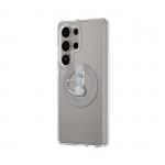 Husa Minimal Air AmazingThing cu Magnetic Ring Holder compatibila cu Samsung Galaxy S25 Ultra Transparent 5 - lerato.ro
