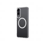Husa Minimal Mag AmazingThing cu Magnetic Ring compatibila cu Samsung Galaxy S25 Edge Transparent 3 - lerato.ro