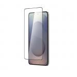 Folie sticla cu rama neagra AmazingThing Radix compatibila cu Samsung Galaxy S25 Edge Transparent 4 - lerato.ro