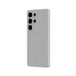 Husa Minimal Air AmazingThing cu Magnetic Ring compatibila cu Samsung Galaxy S25 Ultra Gri 4 - lerato.ro