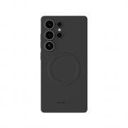 Husa Minimal Air AmazingThing cu Magnetic Ring compatibila cu Samsung Galaxy S25 Ultra Negru