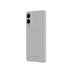 Husa Minimal Air AmazingThing cu Magnetic Ring compatibila cu Samsung Galaxy S25 Edge Gri 3 - lerato.ro