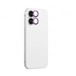 Folie sticla AmazingThing AR din aluminiu cu 2 lentile și ramă pentru cameră compatibil cu Iphone 16 / Iphone 16 Plus Roz 2 - lerato.ro