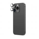 Folie sticla AmazingThing AR din aluminiu cu 3 lentile si rama pentru camera compatibil cu Iphone 16 Pro / Iphone 16 Pro Max Negru 4 - lerato.ro