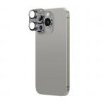 Folie sticla camera foto AmazingThing compatibila cu iPhone 16 Pro / 16 Pro Max Gri 4 - lerato.ro