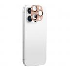 Folie sticla camera foto AmazingThing compatibila cu iPhone 16 Pro / 16 Pro Max Rose Gold 2 - lerato.ro