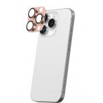 Folie sticla camera foto AmazingThing compatibila cu iPhone 16 Pro / 16 Pro Max Rose Gold 5 - lerato.ro