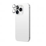 Folie sticla AmazingThing AR din aluminiu cu 3 lentile si rama pentru camera compatibil cu Iphone 16 Pro / Iphone 16 Pro Max Transparent 4 - lerato.ro