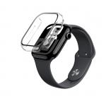 Carcasa cu protectie ecran AmazingThing Radix compatibila cu Apple Watch 10 42mm Transparent 2 - lerato.ro