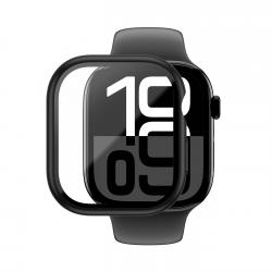 Carcasa cu protectie ecran AmazingThing Radix compatibila cu Apple Watch 10 42mm Negru