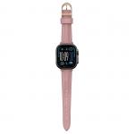 Curea piele AmazingThing Class Band compatibila cu Apple Watch/7/8/9/10/Ultra/Ultra2 45/46/49mm Roz 3 - lerato.ro