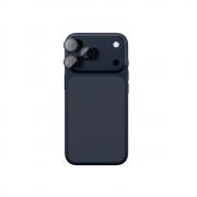 Protectie sticla securizata camera foto AmazingThing Sapphire Camera Glass compatibila cu iPhone 17 Pro / Pro Max, Albastru
