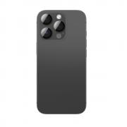 Protectie sticla securizata camera foto AmazingThing Aviation compatibila cu iPhone 16 Pro / 16 Pro Max, Negru