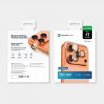 Protectie sticla securizata camera foto AmazingThing AR Sapphire compatibila cu iPhone 17 Pro / 17 Pro Max, Portocaliu 6 - lerato.ro