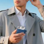 Carcasa AmazingThing Glamor compatibila cu Apple AirPods Pro 3, Albastru 6 - lerato.ro