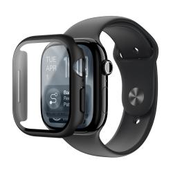 Carcasa cu protectie ecran AmazingThing Radix compatibila cu Apple Watch 11 42mm, Negru