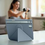 Husa AmazingThing Titan Pro Mag compatibila cu iPad Air 11 inch M3 2025, Albastru 8 - lerato.ro