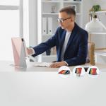 Husa AmazingThing Matte Pro Mag Folio Case cu Stand compatibila cu iPad Air 11 inch M3 2025, Roz 8 - lerato.ro