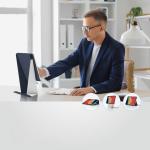 Husa AmazingThing Matte Pro Mag Folio cu Stand compatibila cu iPad Air 13 inch M3 2025, Albastru 8 - lerato.ro