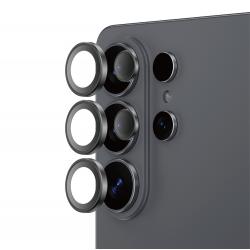 Protectie sticla securizata camera foto AmazingThing Sapphire Radix AR compatibila cu Samsung Galaxy S26 Ultra, Negru
