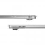 Carcasa laptop AmazingThing Titan Hardshell compatibila cu MacBook Air M5 15 inch, Transparent 7 - lerato.ro