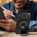 Husa AmazingThing Titan Pro Lens Ring Set cu MagSafe si Rotating Ring compatibila cu iPhone 18 Pro Max, Negru 10 - lerato.ro