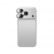 Folii iPhone 18 Pro, Protectie sticla securizata camera foto AmazingThing Titan Vision Lens Sapphire compatibila cu iPhone 18 Pro Max / 18 Pro, Silver, lerato.ro