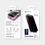 Folie sticla securizata AmazingThing Radix Privacy, Kit montare inclus, compatibila cu iPhone 18 Pro, Negru 5 - lerato.ro