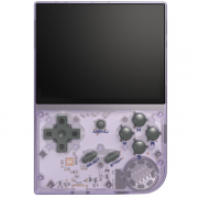 Consola portabila Anbernic RG35XX, ARM Cortex-A9, PowerVR SGX544MP, 256MB RAM DDR3, 64GB, Display IPS 3.5 inch, Mov / Transparent