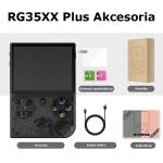 Consola portabila Anbernic RG35XX Plus, ARM Cortex-A53, G31 MP2, 1GB RAM LPDDR4, 64GB, Display IPS 3.5 inch, Negru 4 - lerato.ro