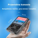 Consola portabila Anbernic RG35XX Plus, ARM Cortex-A53, G31 MP2, 1GB RAM LPDDR4, 64GB, Display IPS 3.5 inch, Negru 10 - lerato.ro