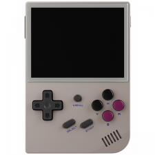 Consola portabila Anbernic RG35XX, ARM Cortex-A9, PowerVR SGX544MP, 256MB RAM DDR3, 64GB, Display IPS 3.5 inch, Gri